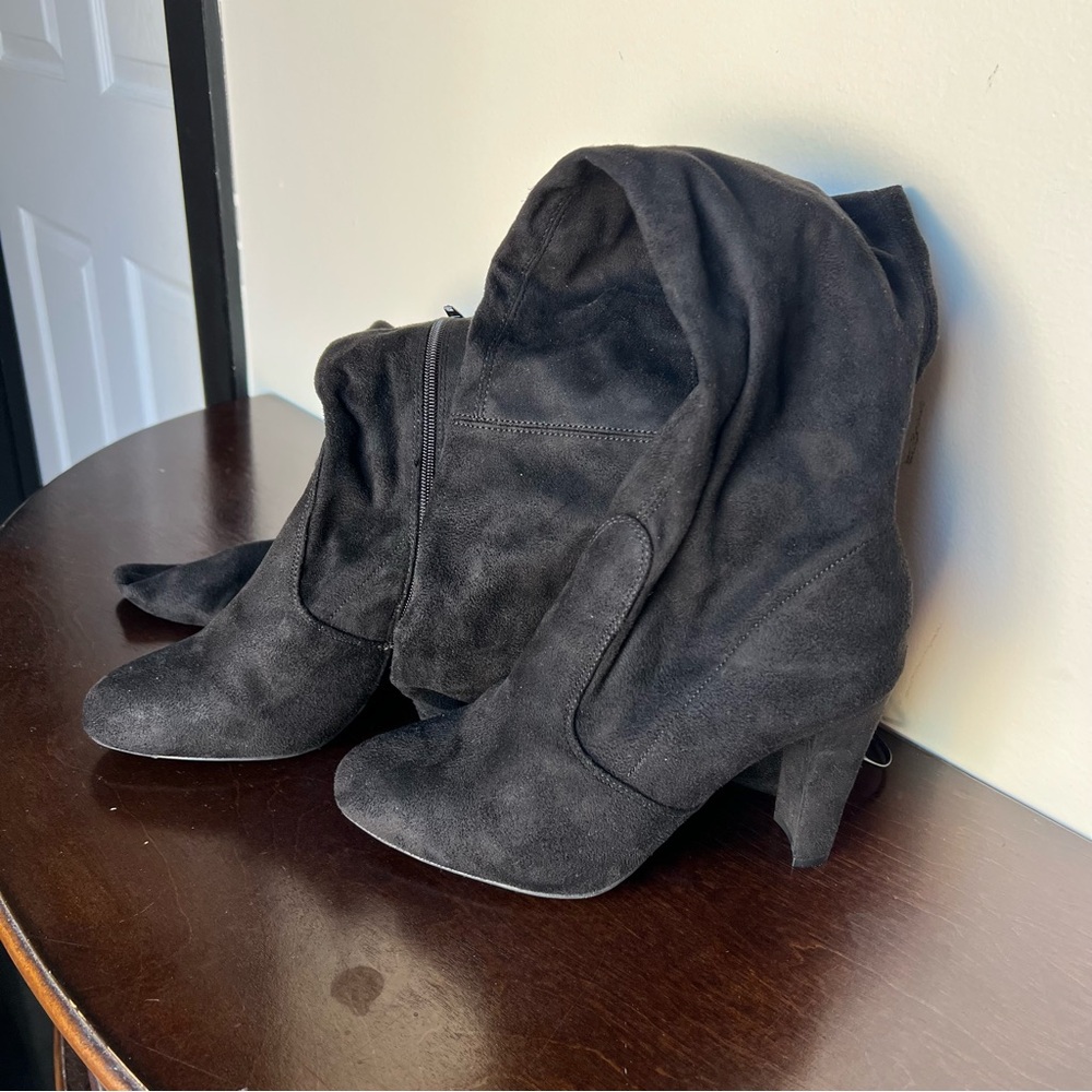 Elegant Black Thigh High Women's Boots - Picture 3 of 3